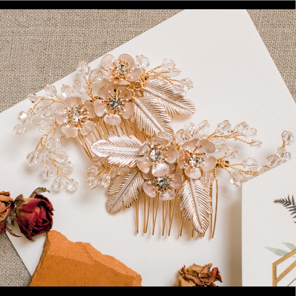 Luna & Stone Wedding Hairpiece